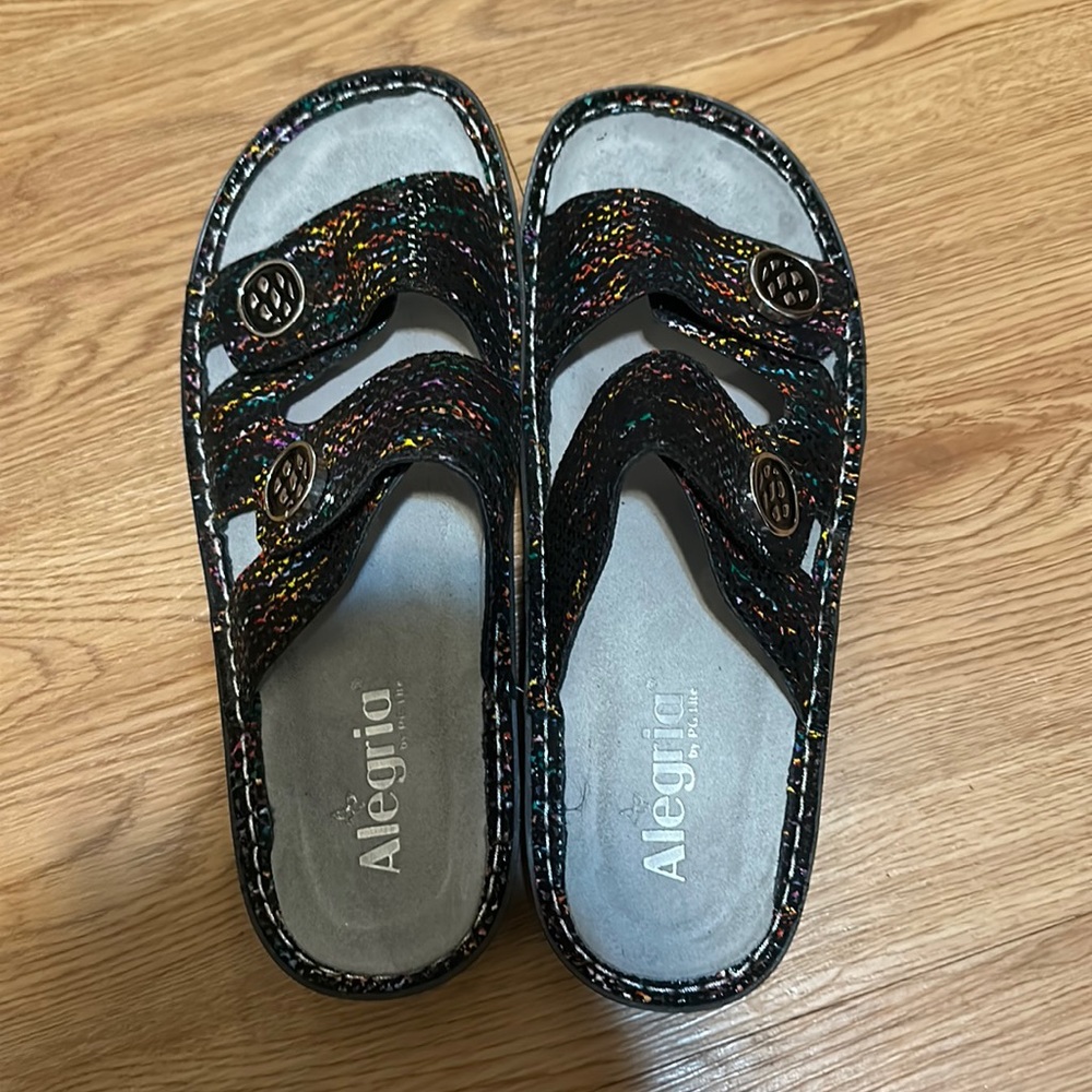 Algeria, multicolored, size 40, sandal, women's